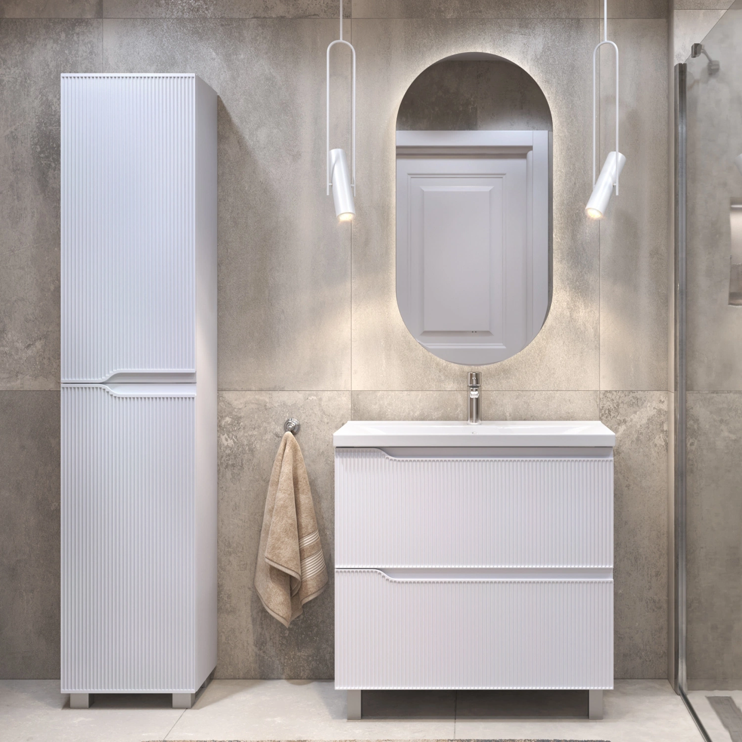 Зеркало Vigo Spin Comfort 500 свет, сенсор, антизапотевание от магазина Vanna-Vanna.ru!
