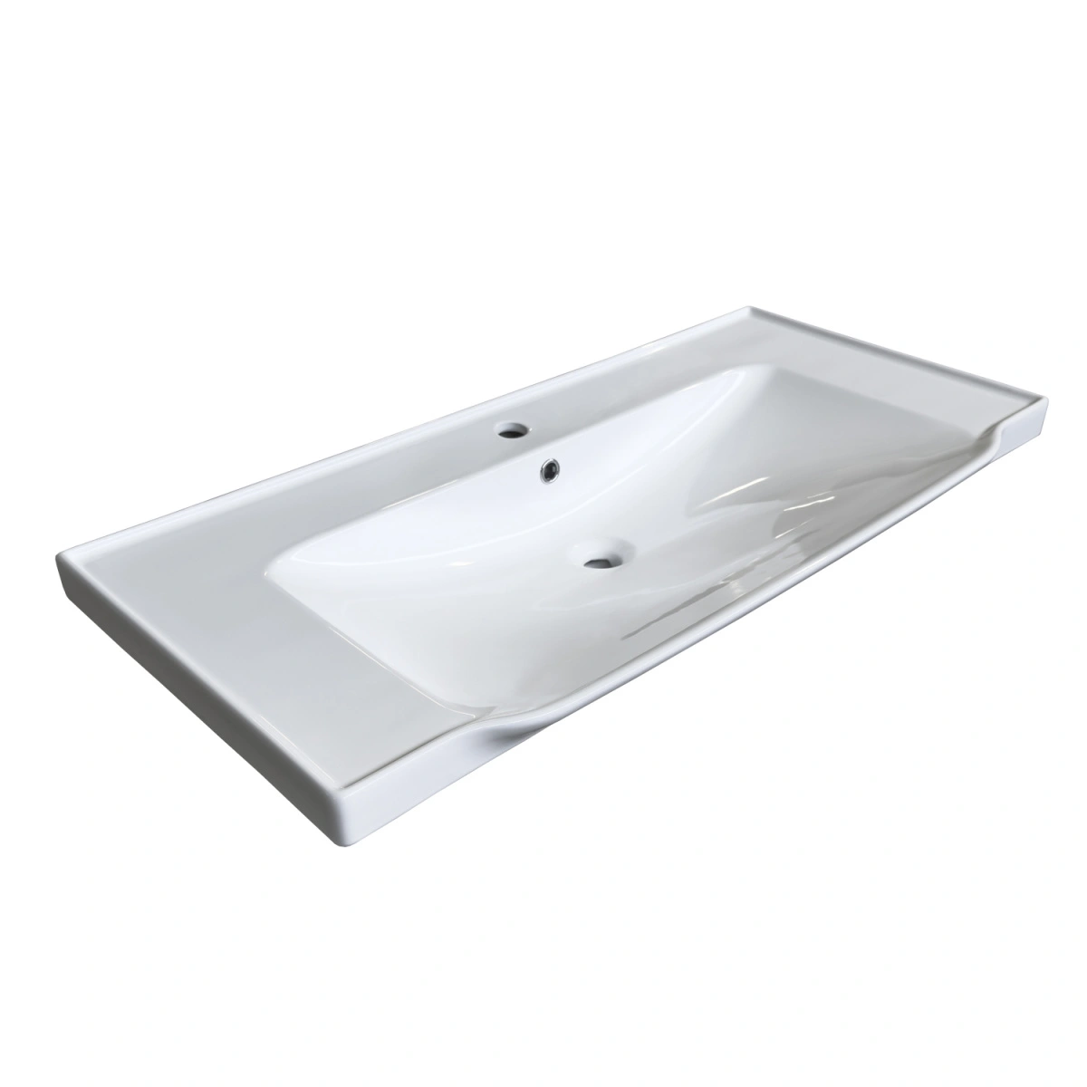 Тумба подвесная Comforty Сидней-100 серый шелк с раковиной CF188057-100 от магазина Vanna-Vanna.ru!