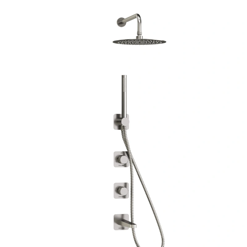 Душевой комплект WasserKRAFT Tauber A6451.297.298.097.121.275.100.276 никель от магазина Vanna-Vanna.ru!