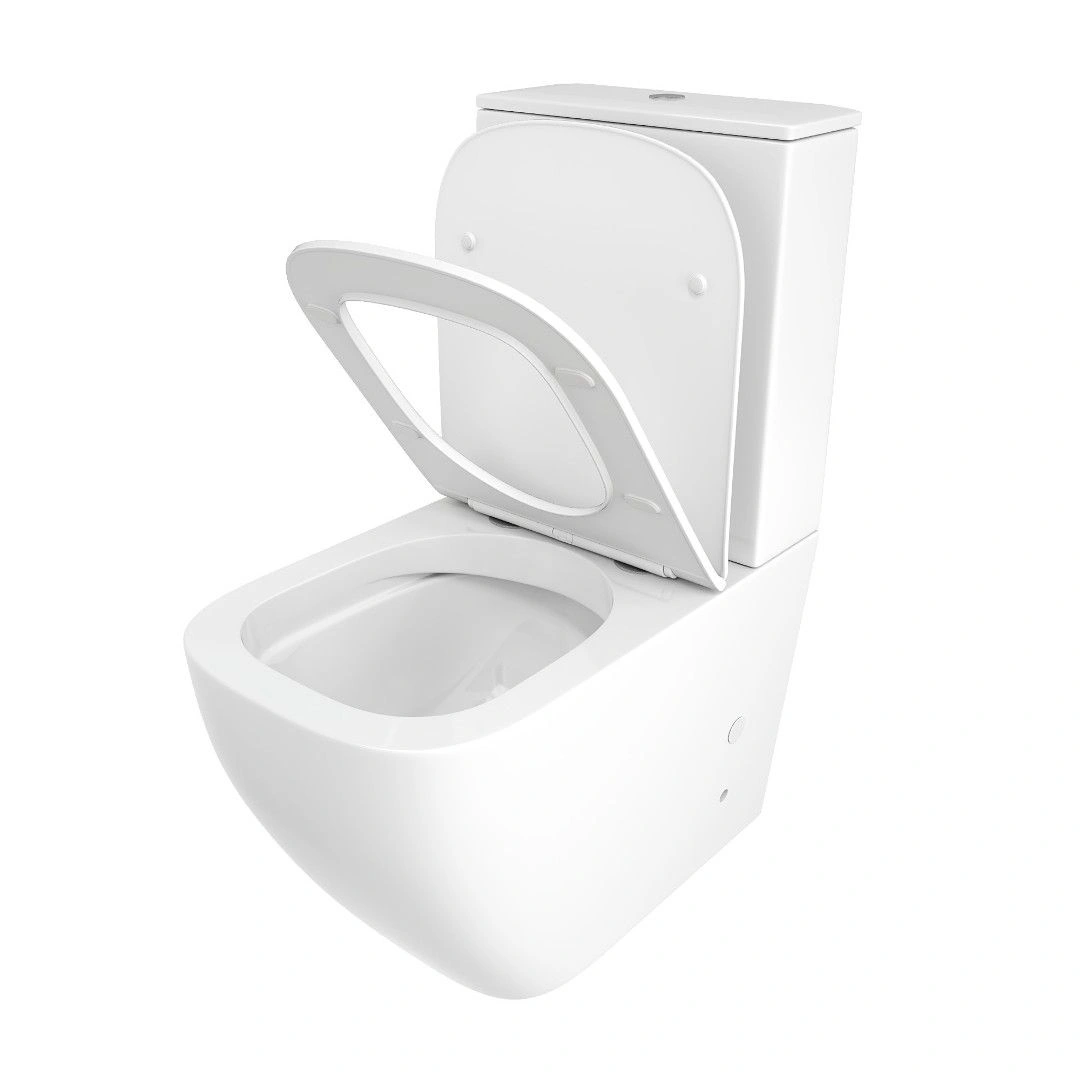 Унитаз напольный Ceruttispa MIMI (MIMI) CT8707 безободковый (620х380х830) от магазина Vanna-Vanna.ru!