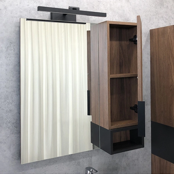 Зеркало-шкаф Comforty Штутгарт-75 дуб тёмно-коричневый от магазина Vanna-Vanna.ru!
