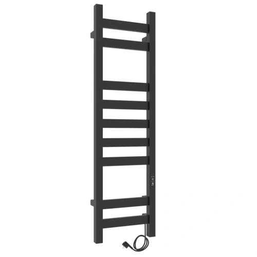 Полотенцесушитель электрический Laris Флавиа ЧКЧ П9 200х800 правый, черный матовый муар от магазина Vanna-Vanna.ru!
