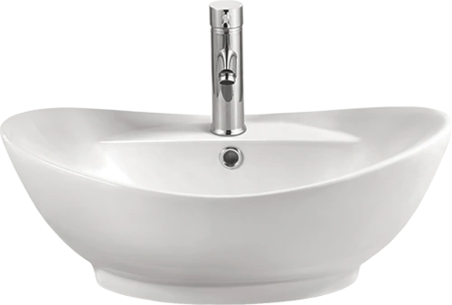Раковина SantiLine SL-1022 накладная, белая от магазина Vanna-Vanna.ru!