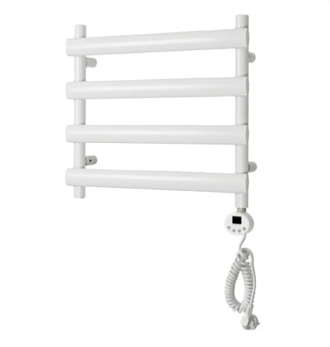 Полотенцесушитель электрический Domoterm Альфа П4 500х496 ER правый, белый матовый