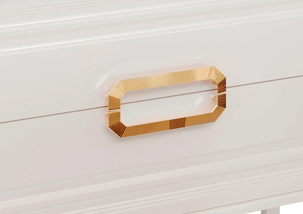 Тумба ASB Woodline Летиция 100 с раковиной Фостер 100, напольная, белый, ручки золото от магазина Vanna-Vanna.ru!
