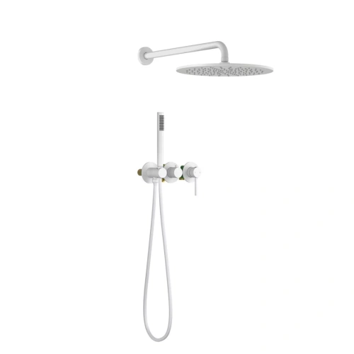 Душевой комплект Timo Saona SX-2349/16SM белый матовый от магазина Vanna-Vanna.ru!