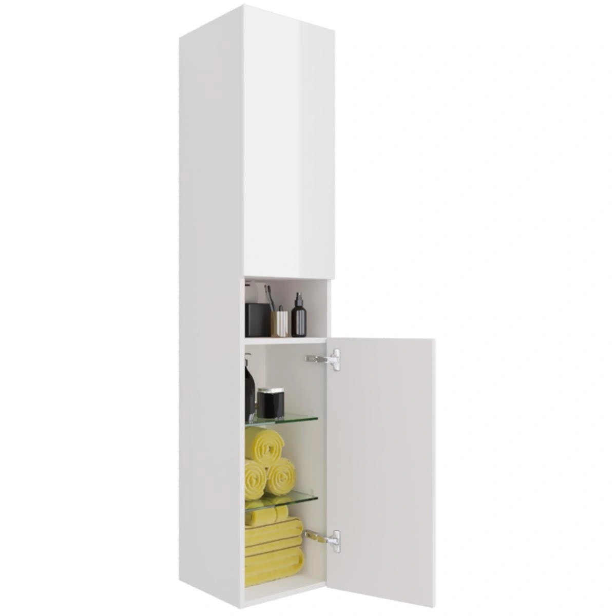 Пенал Dreja Perfecto 35 см, белый от магазина Vanna-Vanna.ru!