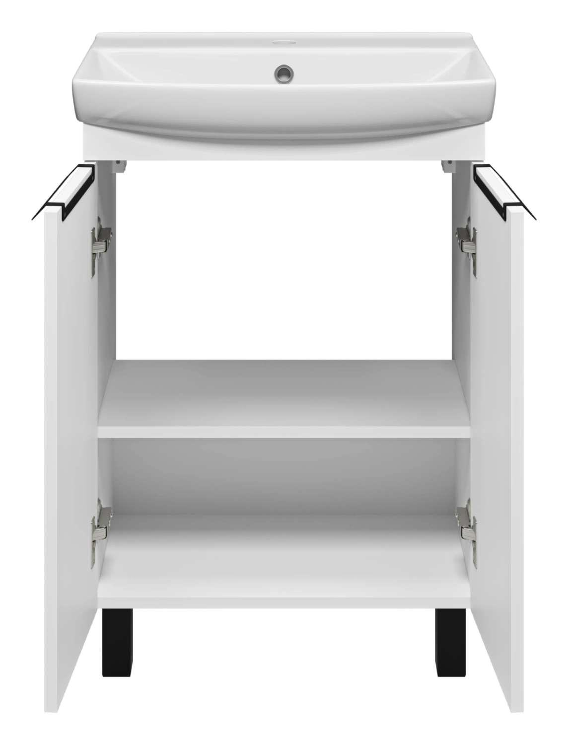 Тумба с раковиной Misty Клермонт 60 белый от магазина Vanna-Vanna.ru!