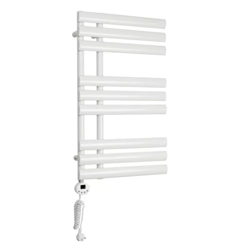 Полотенцесушитель электрический Domoterm Гамма П9 500х820 EL левый, белый матовый от магазина Vanna-Vanna.ru!