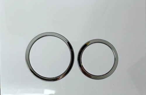 Кнопка смыва Ceruttispa CR05WH (белая, глянцевая) от магазина Vanna-Vanna.ru!