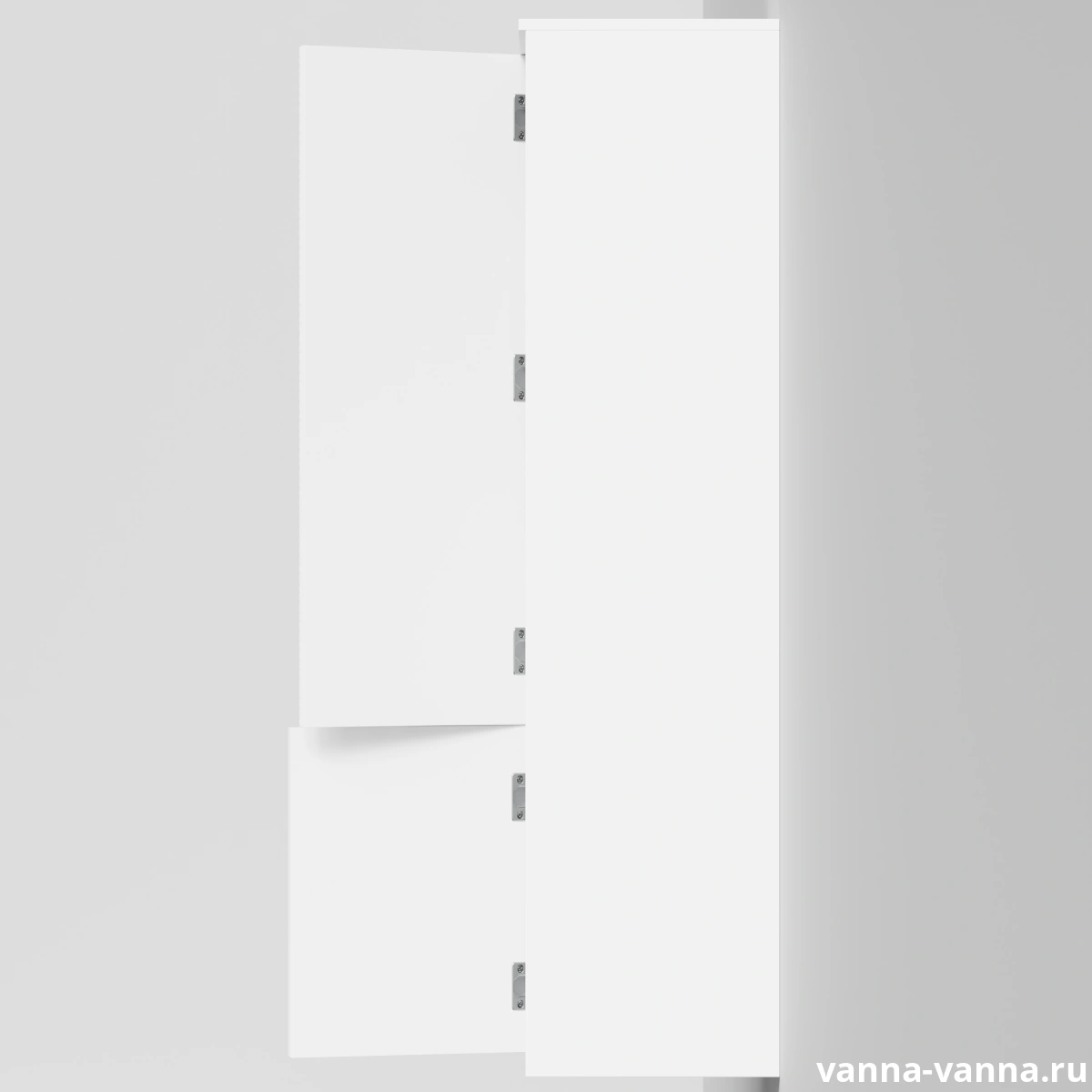 Пенал Vod-ok Elite Липс 40, подвесной, левый, Белый матовый от магазина Vanna-Vanna.ru!