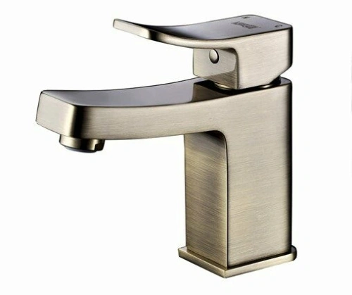 Смеситель для раковины WasserKraft Exter 1603 светлая бронза от магазина Vanna-Vanna.ru!