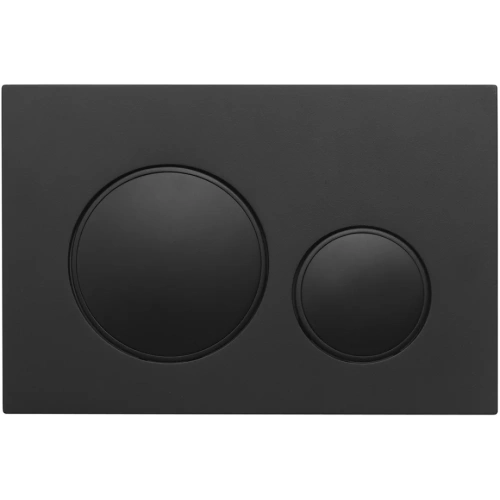Кнопка смыва Veconi FLUSH V10, FLV10-B, 240х162х7, пластик, чёрный матовыйкайма - черный матовый от магазина Vanna-Vanna.ru!