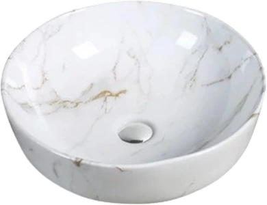 Раковина SantiLine SL-7021 накладная, мрамор