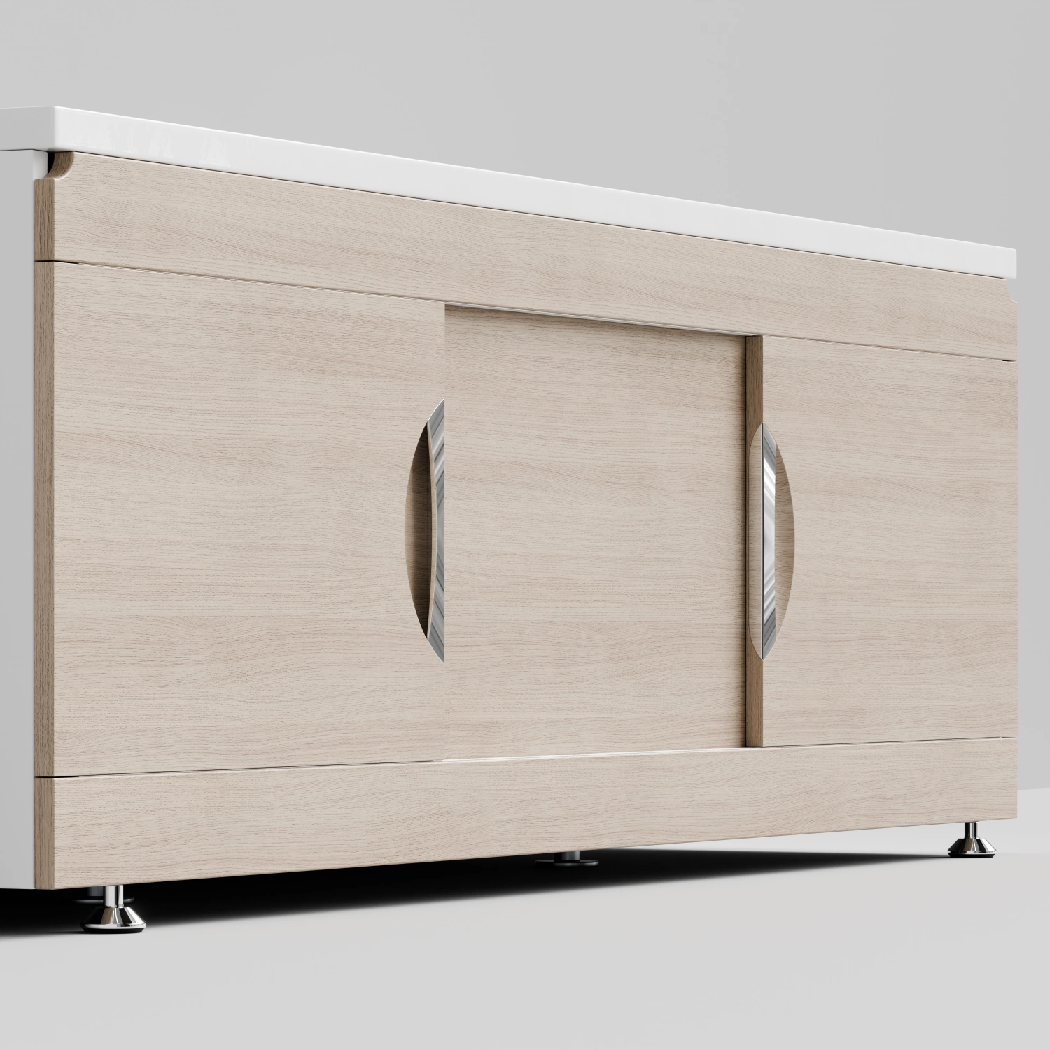 Экран под ванну Vod-ok Топ 170 раздвижной, дуб от магазина Vanna-Vanna.ru!