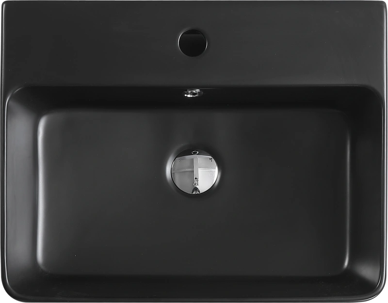 Раковина накладная Esbano CIRCON-52 (matt black) 520x420x155 от магазина Vanna-Vanna.ru!