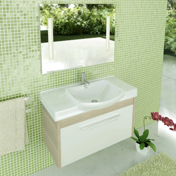 Зеркало Comforty Жасмин-85 с подсветкой, бесконтактный сенсор 85*65 от магазина Vanna-Vanna.ru!