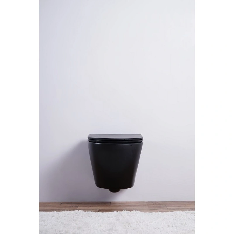 Унитаз подвесной Esbano AZALEA (Matt Black) 480x365x360 от магазина Vanna-Vanna.ru!