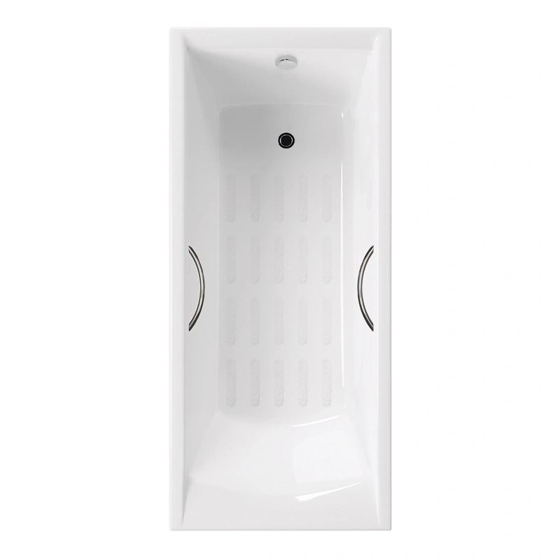 Ванна чугунная Delice Prestige 170х80 DLR230615R-AS с отверстиями под ручки и антискользящим покрытием от магазина Vanna-Vanna.ru!