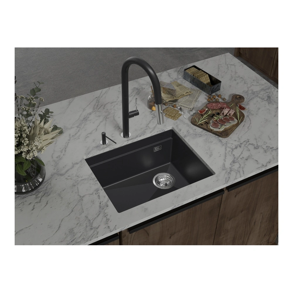 Кухонная мойка Rivelato LINO LN-554-R антрацит от магазина Vanna-Vanna.ru!