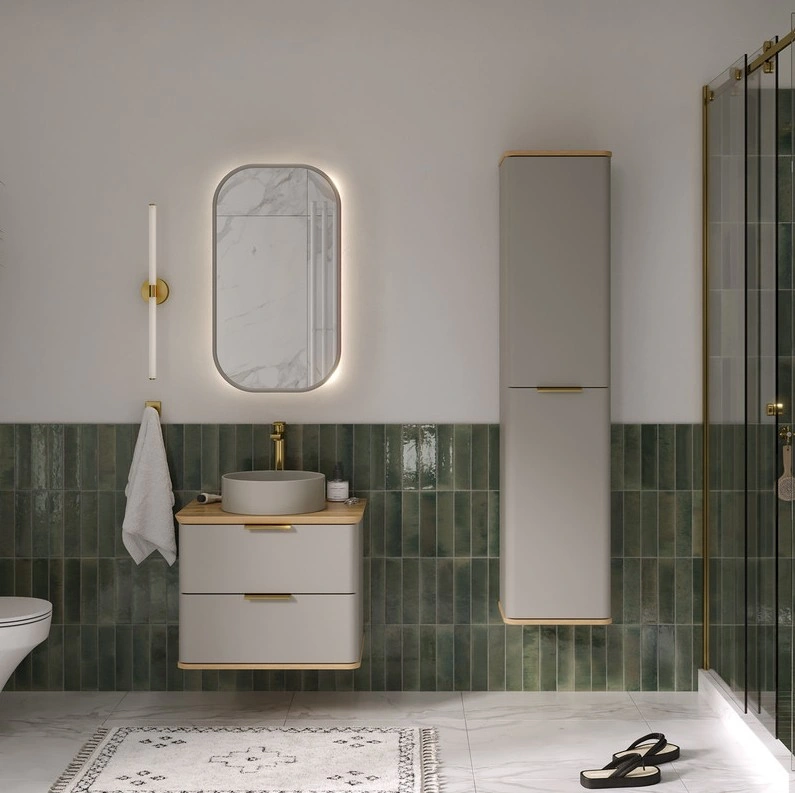 Тумба подвесная EQUIL Desert 60 со столешницей, амарок от магазина Vanna-Vanna.ru!