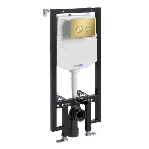 Инсталляция WasserKraft Vils 56TLT.010.ME.MG01 для подвесного унитаза, с кнопкой