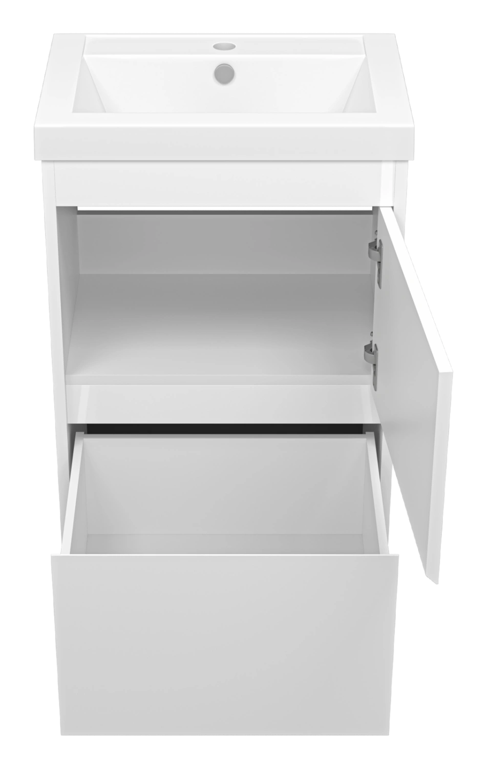 Тумба с раковиной Misty Алиса 50 белый от магазина Vanna-Vanna.ru!