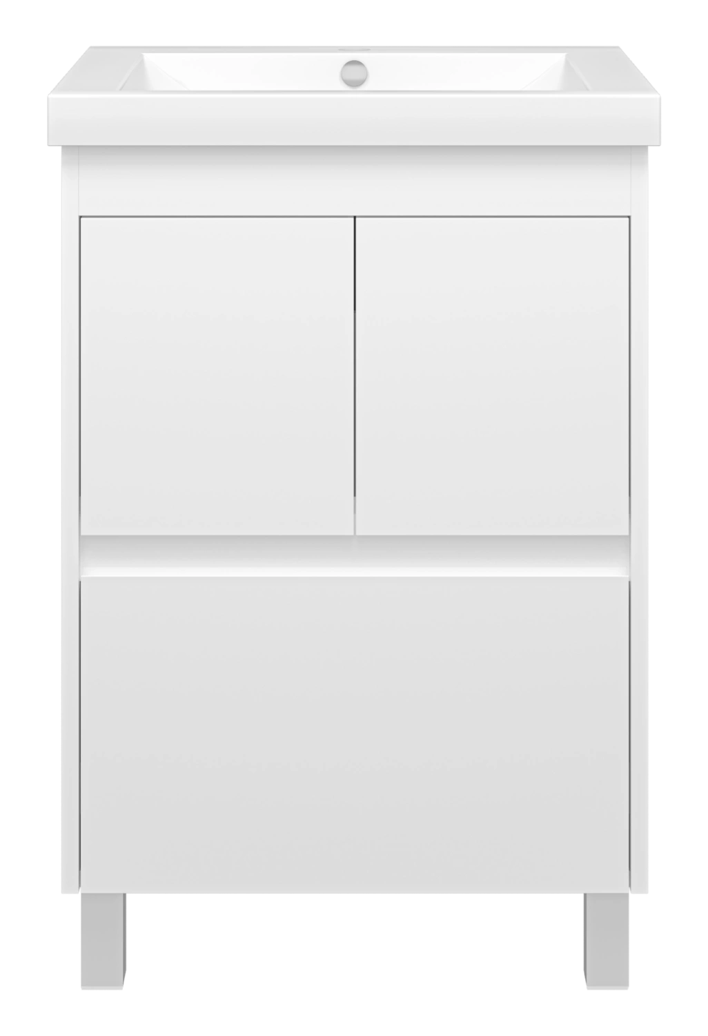 Тумба с раковиной Misty Алиса 58 белый от магазина Vanna-Vanna.ru!