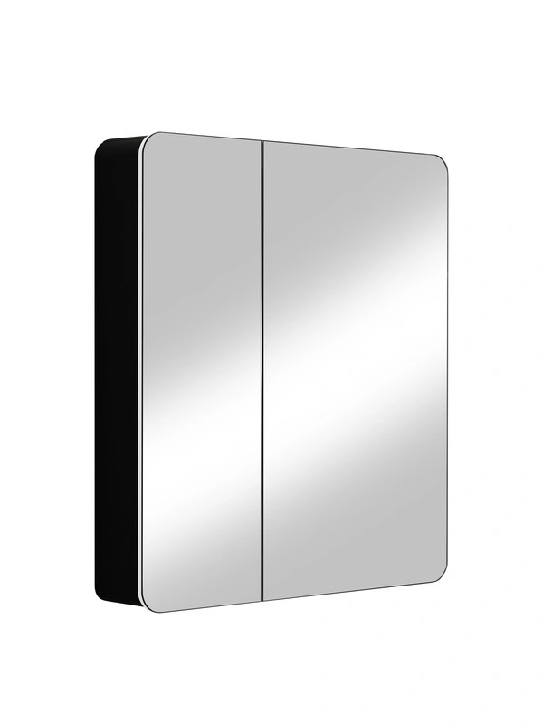 Зеркальный шкаф EQUIL Eltoro black LED 760х850 от магазина Vanna-Vanna.ru!