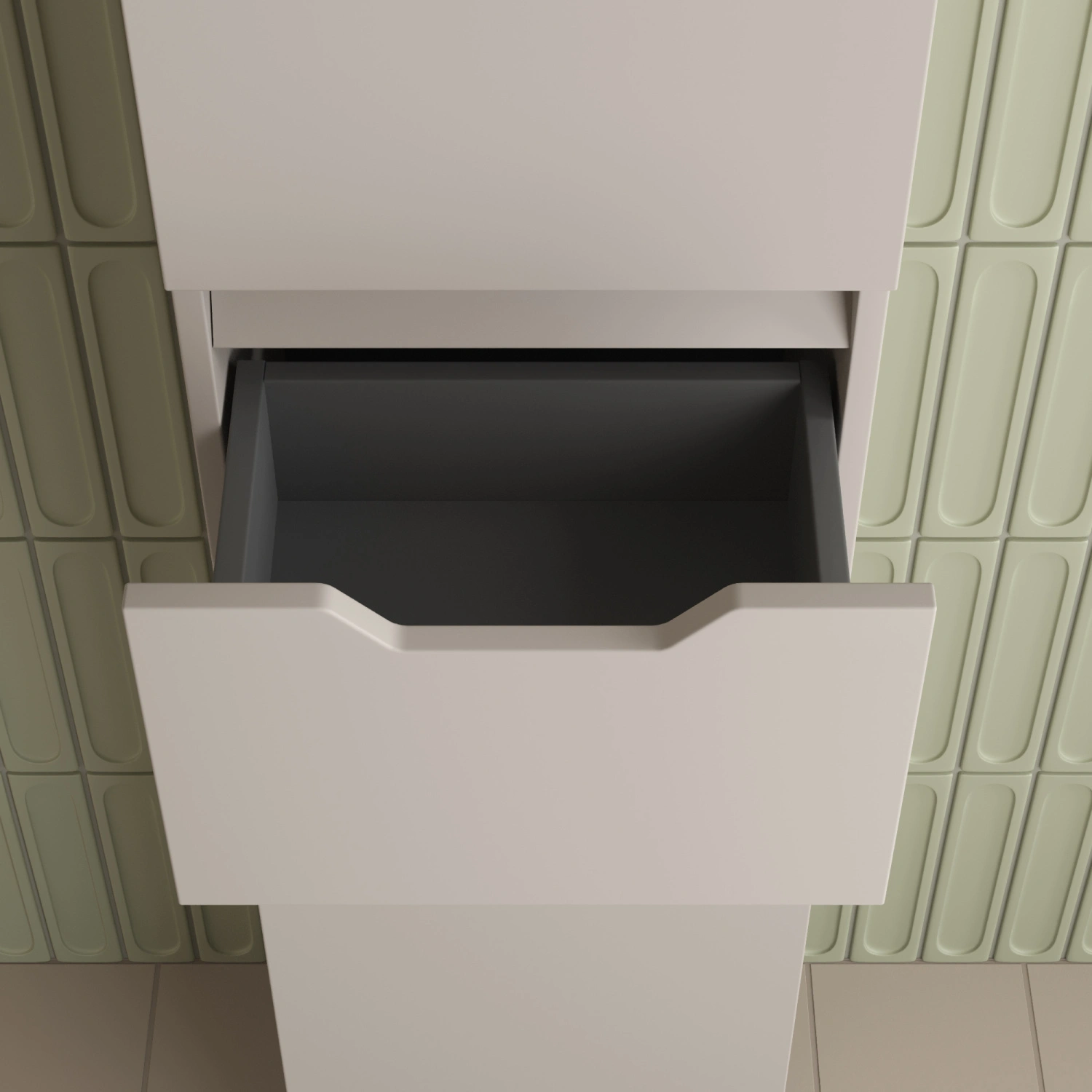 Пенал Style Line Остин 36 R, напольный, 1 ящик, крем от магазина Vanna-Vanna.ru!