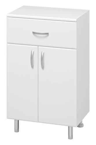 Тумба-комод Misty Люси 50 с корзиной, белый