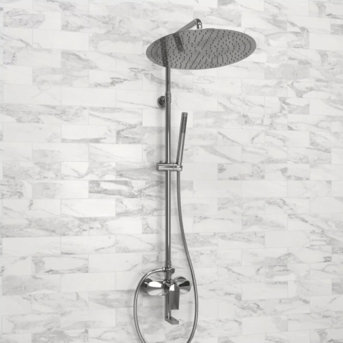 Душевая стойка WasserKraft A166.117.137.010.CH хром от магазина Vanna-Vanna.ru!