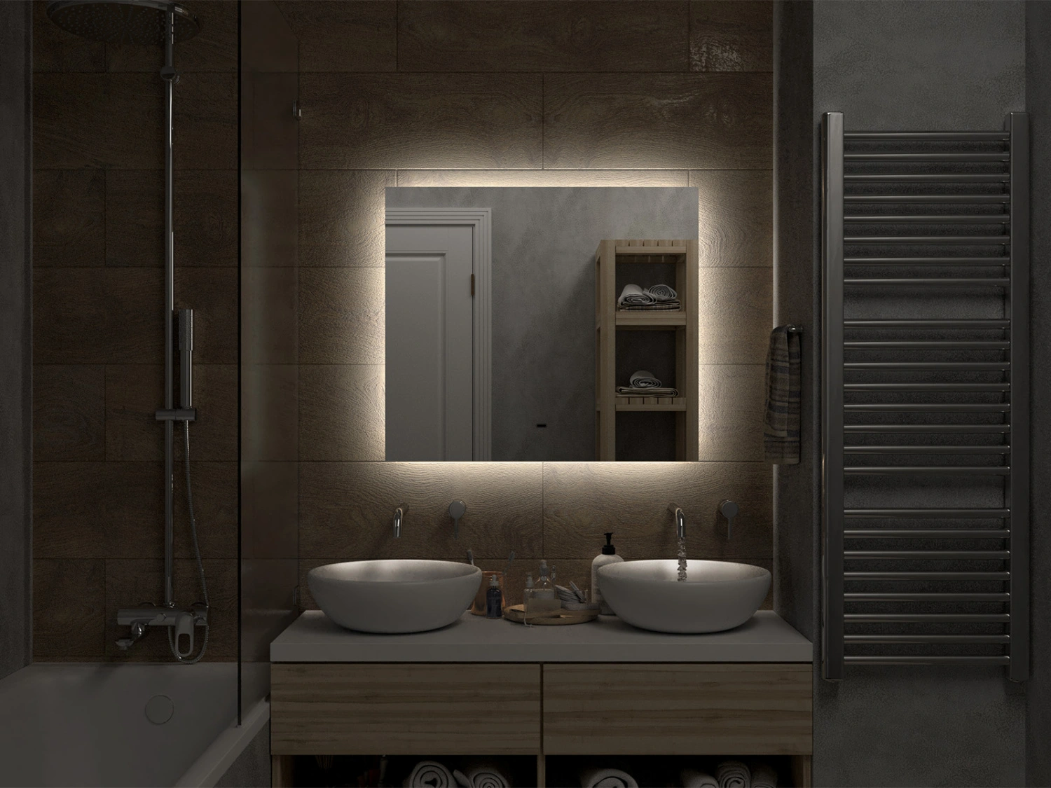 Зеркало Misty Нембус 800x700 от магазина Vanna-Vanna.ru!