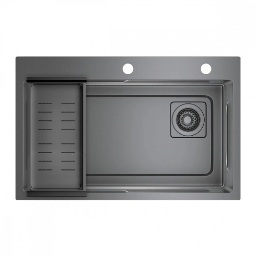 Кухонная мойка Raglo R702.7246.09, комплект, графит