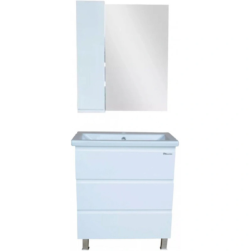 Зеркало со шкафчиком Bellezza Асти 60 L белый от магазина Vanna-Vanna.ru!