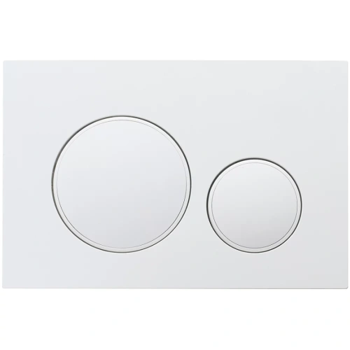 Кнопка смыва Veconi FLUSH V10, FLV10-W, 240х162х7, пластик, белый глянецкайма - белый глянец от магазина Vanna-Vanna.ru!