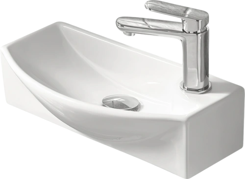 Раковина SantiLine SL-2013 L накладная, белая от магазина Vanna-Vanna.ru!