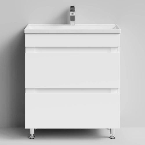 Тумба напольная Vod-ok Слим 70 с раковиной Classica Slim 70, белый от магазина Vanna-Vanna.ru!