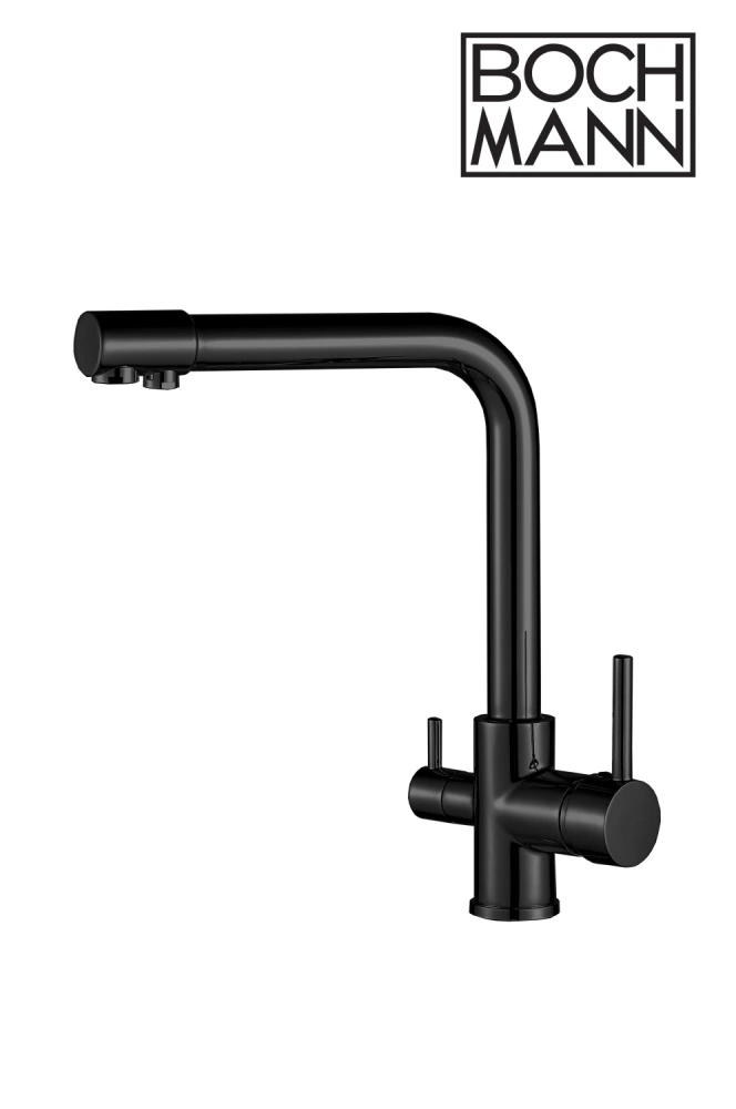 Cмеситель для кухни BochMann LAURA B с краном под фильтр, черный от магазина Vanna-Vanna.ru!