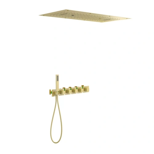 Душевой комплект Timo Petruma SX-5329/17SM матовое золото от магазина Vanna-Vanna.ru!