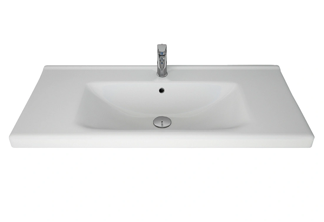 Тумба подвесная SanStar Noche 100 с раковиной Гармония 100 Графит софт от магазина Vanna-Vanna.ru!