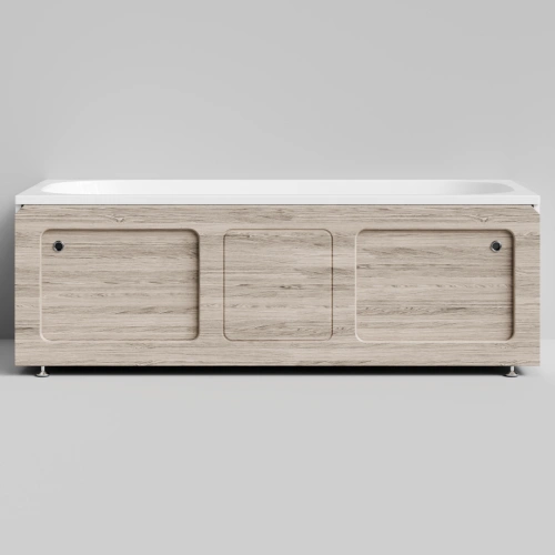 Экран под ванну Vod-ok Хит 170 раздвижной Дубослив ореховый светлый от магазина Vanna-Vanna.ru!