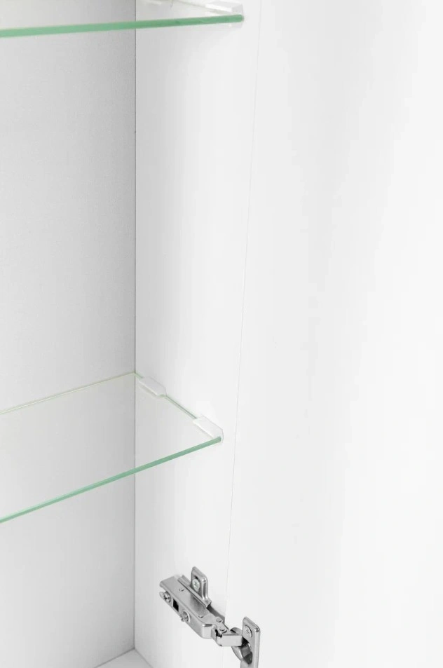 Зеркало со шкафчиком Stella Polar Кармела 65/С R свет, Люкс белое серебро от магазина Vanna-Vanna.ru!