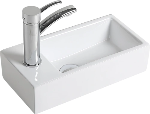 Раковина SantiLine SL-2009R накладная, белый