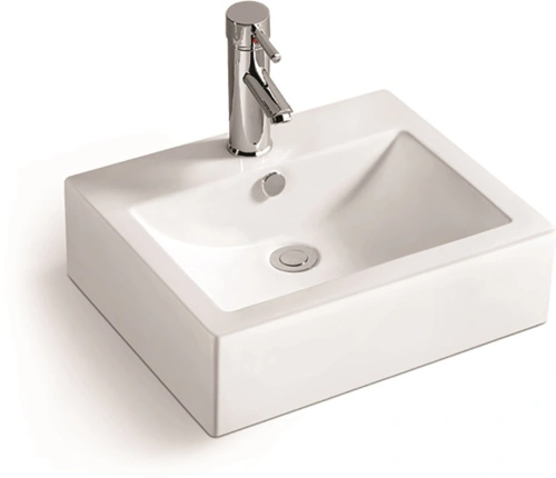 Раковина SantiLine SL-1005 накладная, белая от магазина Vanna-Vanna.ru!