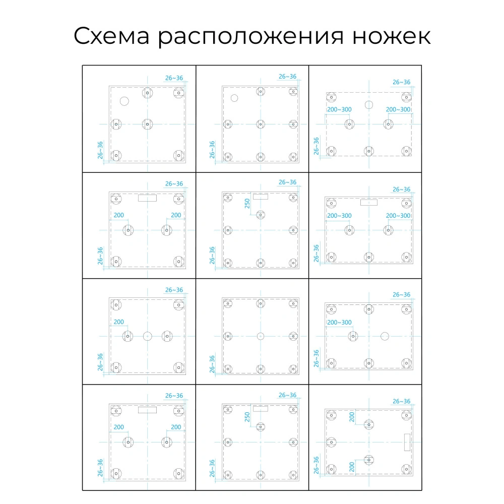 Душевой поддон квадратный RGW ST-W Белый 75*75 от магазина Vanna-Vanna.ru!