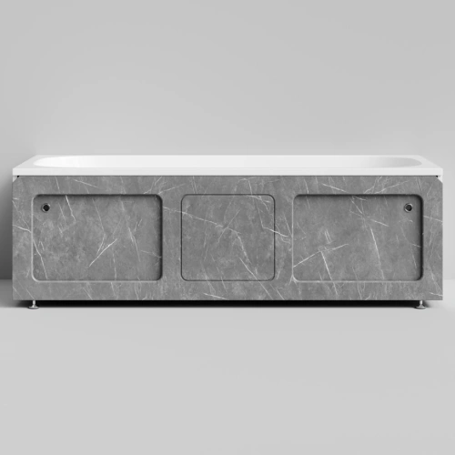 Экран под ванну Vod-ok Хит 180 раздвижной Мрамор Серый софт тач от магазина Vanna-Vanna.ru!