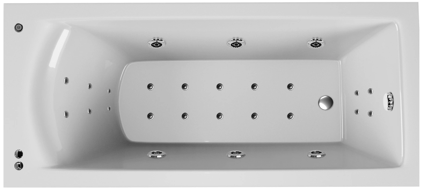 Ванна акриловая Vayer Savero 160x75 от магазина Vanna-Vanna.ru!