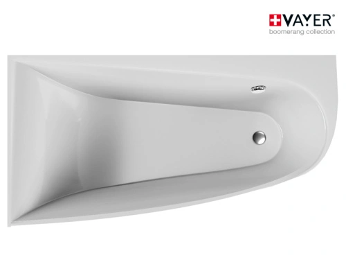 Ванна акриловая Vayer Boomerang 160x90 L левая от магазина Vanna-Vanna.ru!