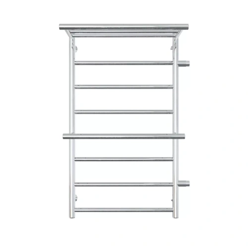 Полотенцесушитель водяной Laris Лавина П9 500х800 R МЦ 500-1, боковой, с полкой, хром от магазина Vanna-Vanna.ru!